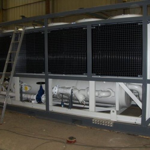 Estructura metálica de protección para maquinaria